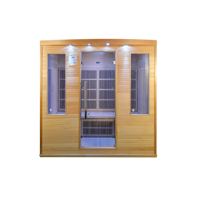 Niestandardowa nowoczesna 2700W 4-osobowa sauna na podczerwień w pomieszczeniach