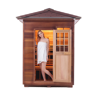 2 - 3-osobowy panel węglowy Zewnętrzna sucha sauna Kształt domu
