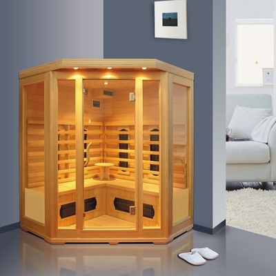 Wewnętrzny grzejnik ceramiczny z czerwonego drewna cedrowego Sauna na podczerwień Nowoczesny design