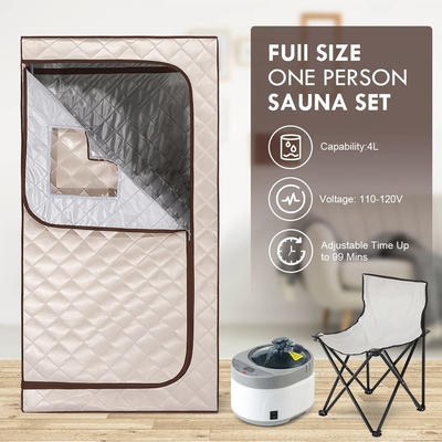 Wodoszczelna tkanina Przenośna sauna parowa Spa osobista Przenośna skrzynka sauna do domu