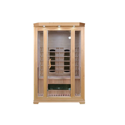 Kanadyjski Hemlock Cedar Drewniana Domowa Sauna Sauna 2 Osoby Sucha Parowa Daleka Podczerwień