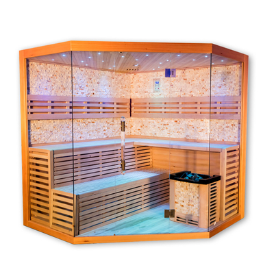 4 - 5-osobowa sauna parowa z podwójną ławką Detox do domu w domu
