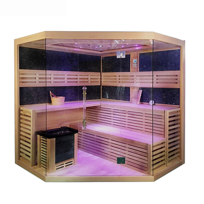 4 - 5-osobowa sauna parowa z podwójną ławką Detox do domu w domu