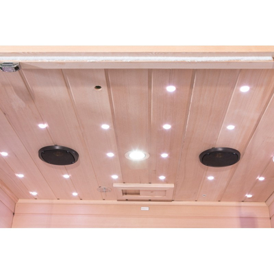 Panel węglowy z czerwonego drewna cedrowego Daleka sauna na podczerwień dla domu 4 osoby
