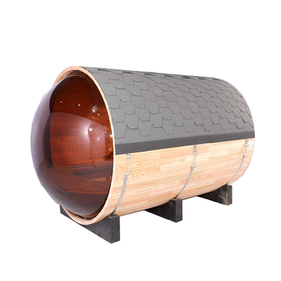 Panoramiczny Widok Zewnątrz Drewniana Baryłka Sauna Pokoje Red Cedar