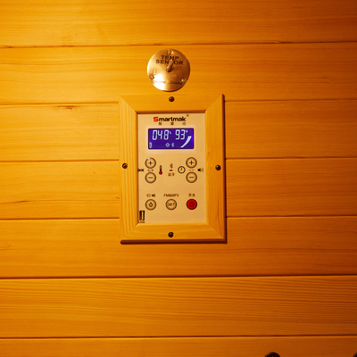Drewniana sauna kombinowana na podczerwień Łaźnia parowa Kanada Red Cedar