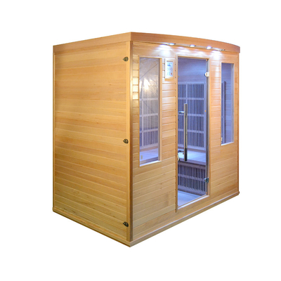 Niestandardowa nowoczesna 2700W 4-osobowa sauna na podczerwień w pomieszczeniach