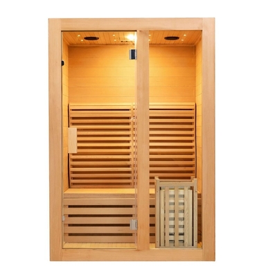 Hemlock Wood Jednoosobowa Sauna Łaźnia Parowa Tradycyjna