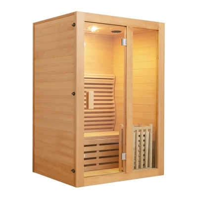 Hemlock Wood Jednoosobowa Sauna Łaźnia Parowa Tradycyjna