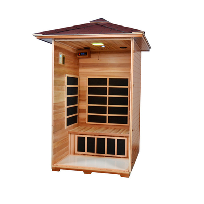Carbon Panel Garden Outdoor Wood Sauna 2 osoby Rozmiar