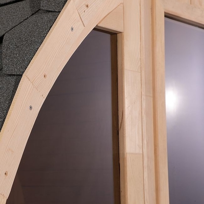 OEM Tradycyjna sauna parowa z litego drewna na zewnątrz dla 6 osób
