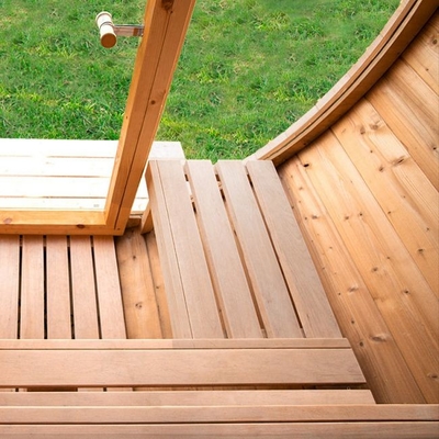 OEM Tradycyjna sauna parowa z litego drewna na zewnątrz dla 6 osób