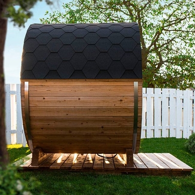 OEM Tradycyjna sauna parowa z litego drewna na zewnątrz dla 6 osób