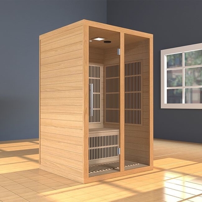 2-osobowa wewnętrzna, kompatybilna z Bluetooth, domowa sauna na podczerwień na podczerwień w Hemlock