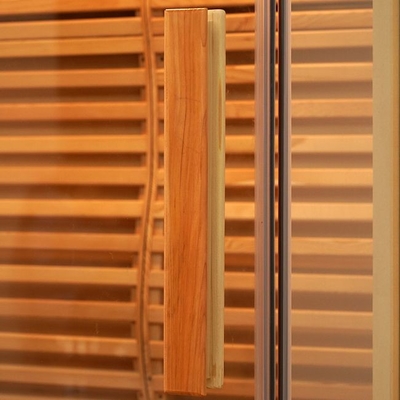 Kanada Red Cedar Drewniana 2-osobowa wewnętrzna tradycyjna sauna parowa do domu