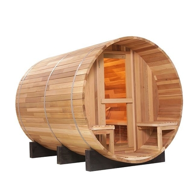 OEM Sauna parowa z litego drewna z czerwonego cedru na zewnątrz na podwórko