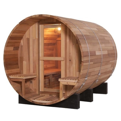 OEM Sauna parowa z litego drewna z czerwonego cedru na zewnątrz na podwórko