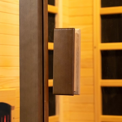Hemlock Wood Indoor Home Full Spectrum Sauna dla 2 osób Rozmiar OEM Dopuszczalny