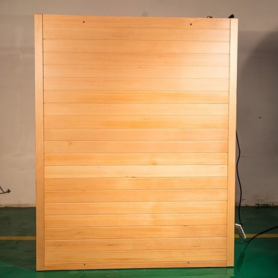 Canadian Hemlock Full Spectrum Sucha Drewniana Kryta Sauna Pokój 3-osobowy