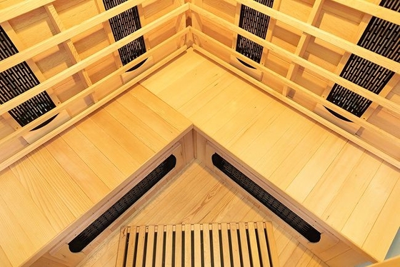 Wewnętrzny grzejnik ceramiczny z czerwonego drewna cedrowego Sauna na podczerwień Nowoczesny design