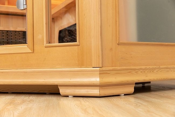 Wewnętrzny grzejnik ceramiczny z czerwonego drewna cedrowego Sauna na podczerwień Nowoczesny design