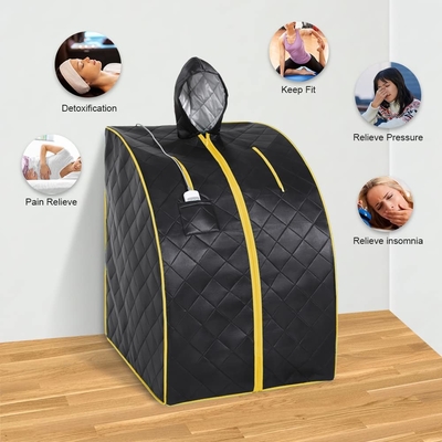 Domowa sauna na podczerwień o mocy 1050 W dla 1 osoby z kapeluszem
