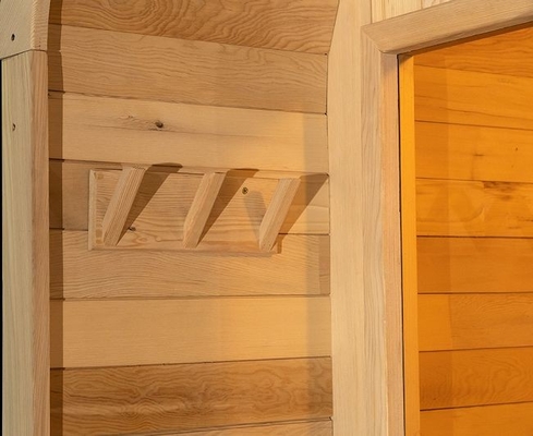 Drewniany Piec Na Zewnątrz Kwadratowy Ogród Na Zewnątrz Sauna Dom Komercyjny