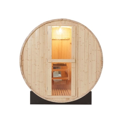 Hemlock Wood Domowa Komercyjna Zewnętrzna Tradycyjna Sauna Parowa Beczka 6 Osób