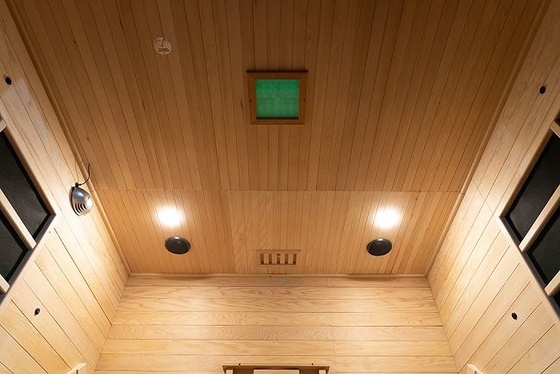 Przejrzystość szkła hartowanego, sauna w odległej podczerwieni, oświetlenie LED i panel węglowy pełnego spektrum