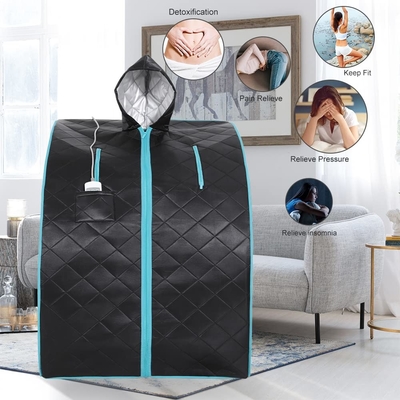 1 osoba Rozmiar Full Body Home Spa Przenośna sauna na podczerwień z kapeluszem