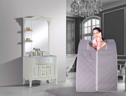 Domowa 1-osobowa SPA Relaksacyjna Przenośny zestaw do sauny na podczerwień Składany 1050W