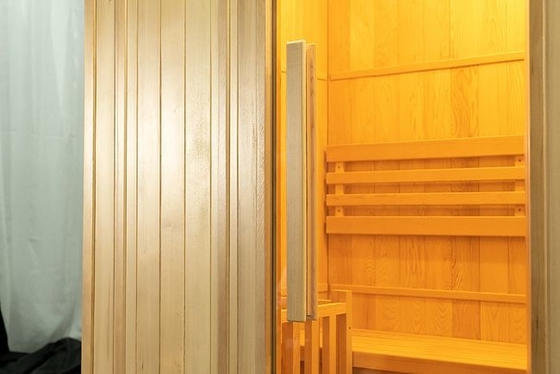 Domowa Mała Drewniana Tradycyjna Sauna Parowa dla 2 Osób Z Kuchenką Elektryczną 3KW