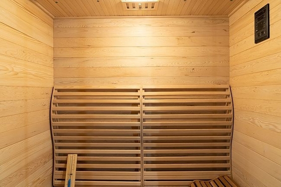 Luksusowa 3-osobowa tradycyjna sauna domowa z litego drewna o mocy 3000 W