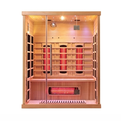100-178kg Smatmak Przezroczyste szkło hartowane Sauna na daleką podczerwień Komfort i bezpieczeństwo