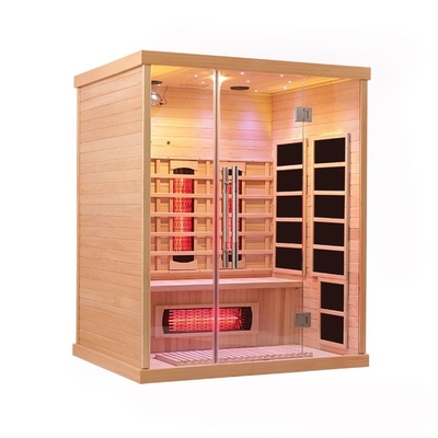 100-178kg Smatmak Przezroczyste szkło hartowane Sauna na daleką podczerwień Komfort i bezpieczeństwo