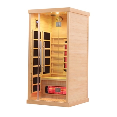 Przezroczyste szkło hartowane Sauna dalekiej podczerwieni 0 ° C - 65 ° C Zakres temperatur roboczych