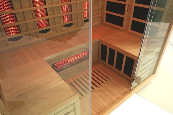 Sterowanie cyfrowe Sauna na podczerwień dla 1-4 osób 1350W 1750W 2100W 2700W Moc