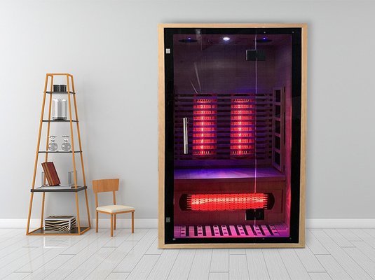 Panel węglowy Full Spectrum Sauna na podczerwień z kanadyjską cykutą lub czerwonym cedrem