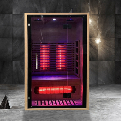 Panel węglowy Full Spectrum Sauna na podczerwień z kanadyjską cykutą lub czerwonym cedrem