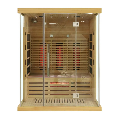 Luksusowy grzejnik panelowy EMF Carbon Full Spectrum Sauna na podczerwień dla 3-osobowego domu komercyjnego