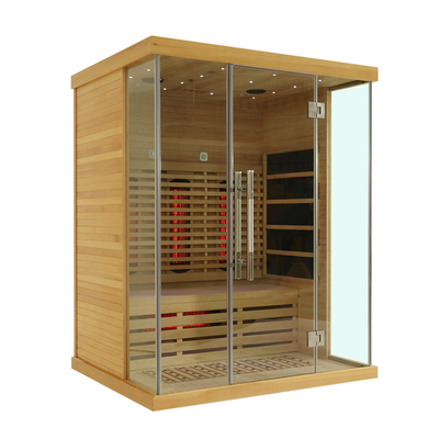 Luksusowy grzejnik panelowy EMF Carbon Full Spectrum Sauna na podczerwień dla 3-osobowego domu komercyjnego
