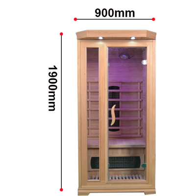 Grzejnik ceramiczny Hemlock Domowa Sauna Panel sterowania komputerem w kolorze drewna