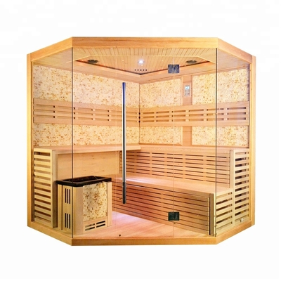 7 Lampa do koloroterapii Ozonowa sauna parowa z panelem sterowania z ekranem dotykowym