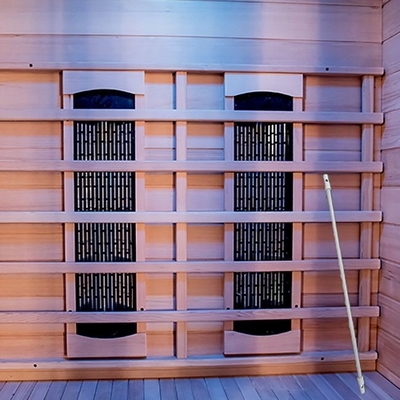 Canadian Hemlock 2-osobowa sauna domowa 1750 W z systemem bezpieczeństwa
