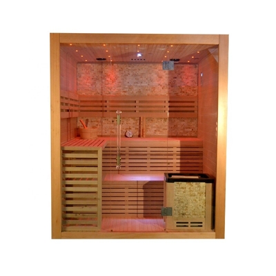 Sauna parowa premium dla 4–6 osób z niskim polem elektromagnetycznym i dźwiękiem Bluetooth