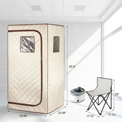 Wodoszczelna tkanina Przenośna sauna parowa Spa osobista Przenośna skrzynka sauna do domu
