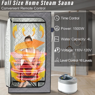 110 - 120V AC 60Hz Przenośna sauna parowa z przejrzystymi okienami