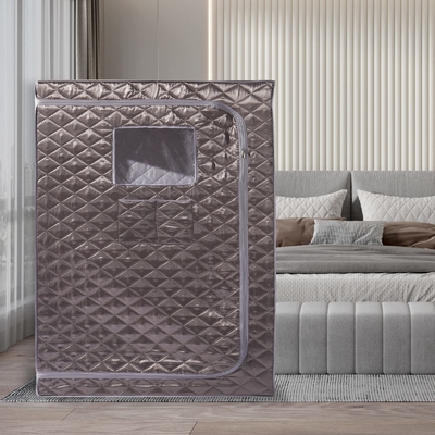 1500W Przenośny sauna parowa Wodoszczelna tkanina Dwuosobowy namiot saunowy