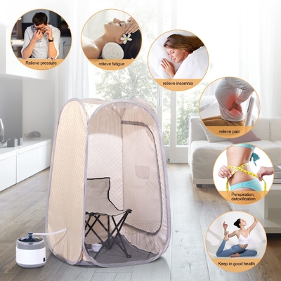 Całkowite Przenośne Sauna Pary Domek Spa Wewnętrzne Przenośne Sauna Pop Up