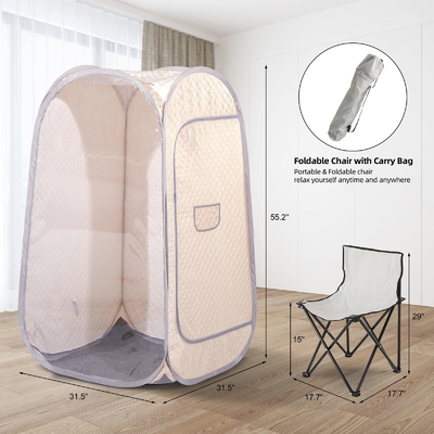 Całkowite Przenośne Sauna Pary Domek Spa Wewnętrzne Przenośne Sauna Pop Up